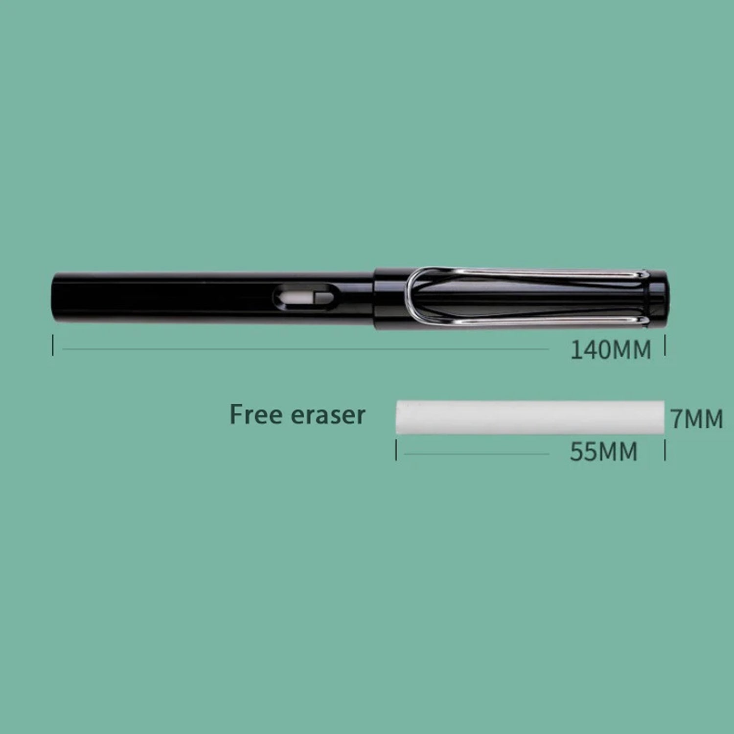 2-in-1 Everlasting Magic Pencil with Replaceable Eraser – Inkless, Reusable, Portable (1 Pc / Mix Color)) 2-in-1 Everlasting Magic Pencil with Replaceable Eraser – Inkless, Reusable, Portable (1 Pc / Mix Color))